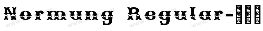 Normung Regular字体转换 Normung Regular字体转换